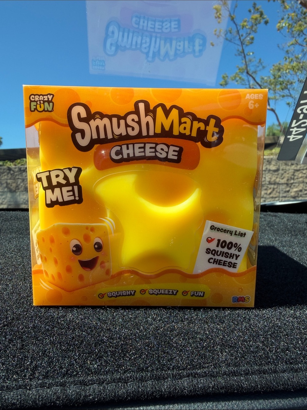 Authentic Cheese Squishy Toy